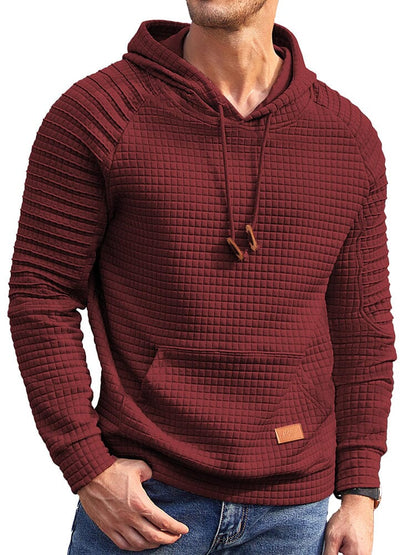 Stylish Waffle Knit Hoodie (US Only)