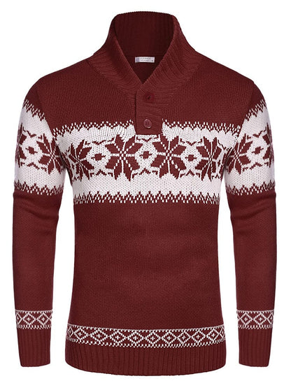 Casual Knitted Pullover Sweater (US Only)