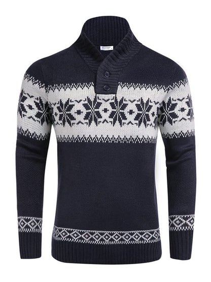 Casual Knitted Pullover Sweater (US Only)