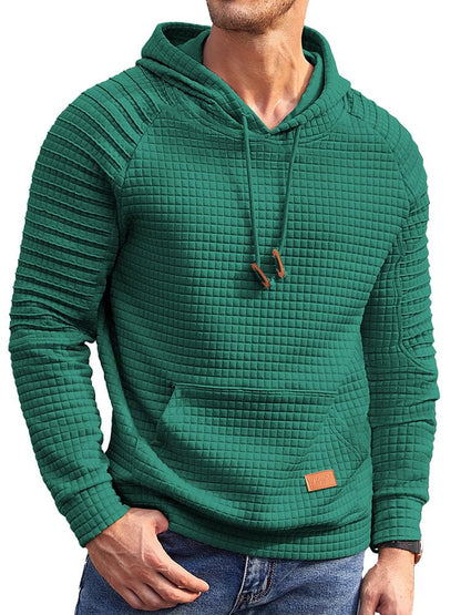 Stylish Waffle Knit Hoodie (US Only)