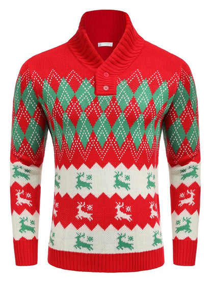 Casual Knitted Pullover Sweater (US Only)