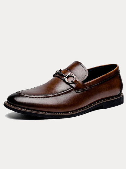 Top Grain Leather Horsebit Loafers