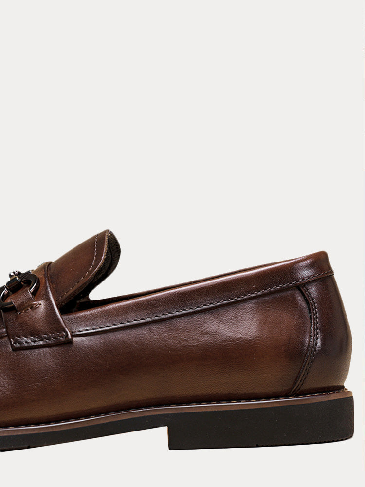 Top Grain Leather Horsebit Loafers