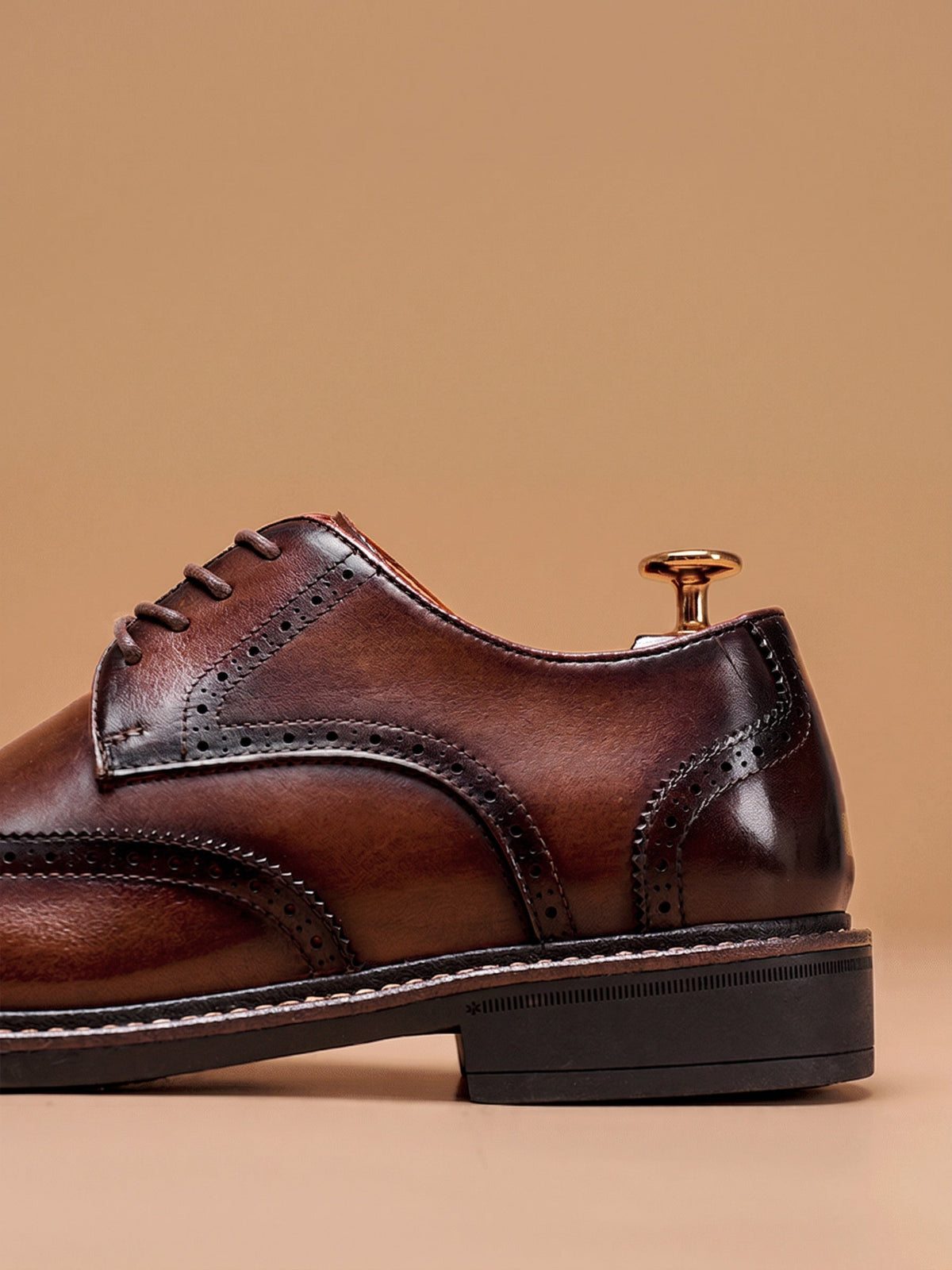 Wingtip Leather Brogue Shoes