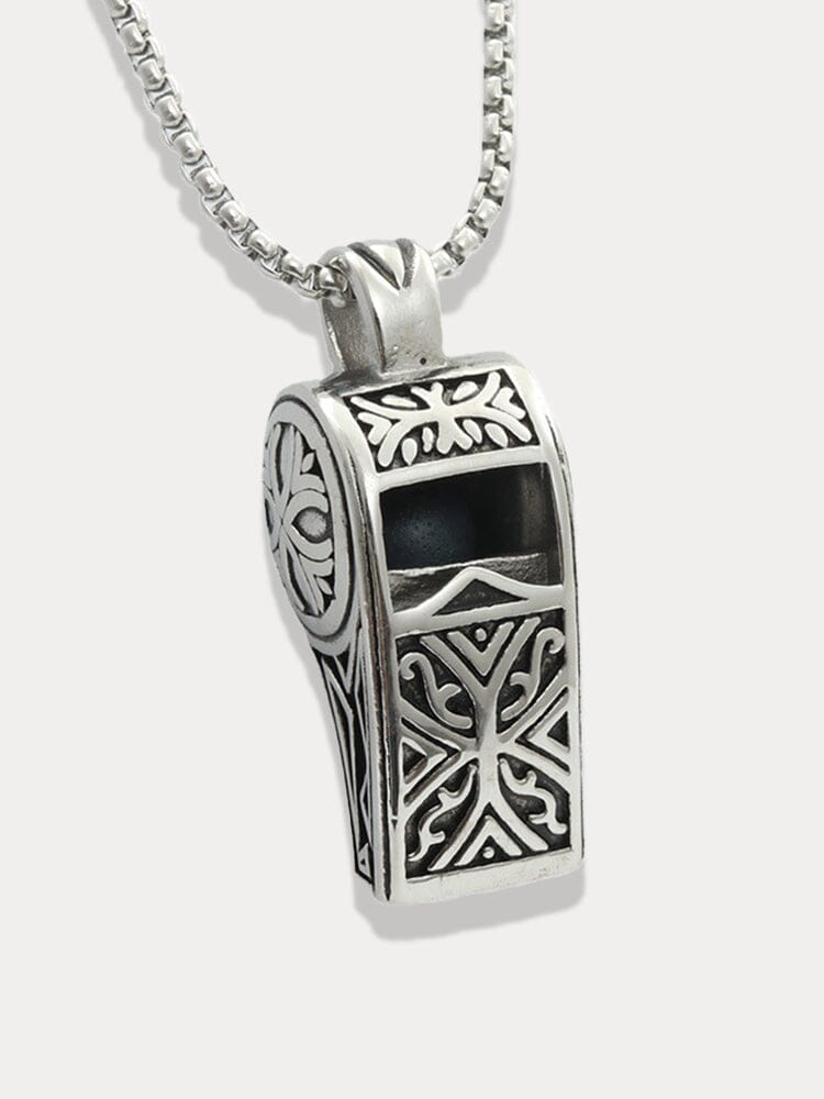 Vintage Whistles Pendant with Chain