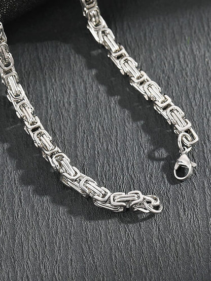 Gothic Alloy Cross Pendant Necklace
