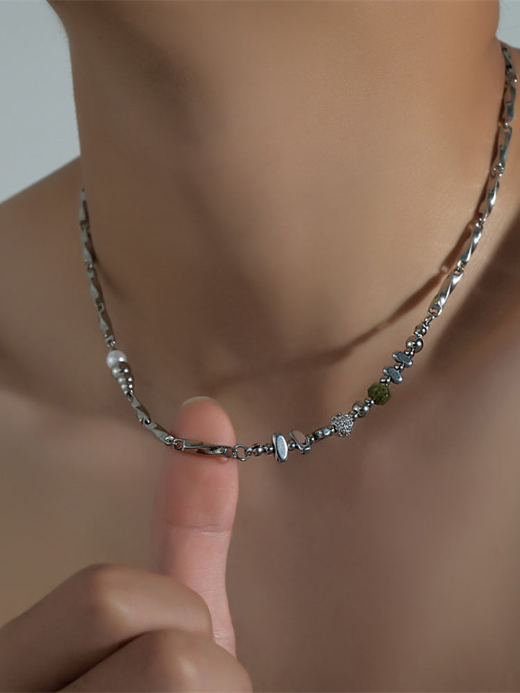 Streetwear Hip Hop Mix Chain Necklace