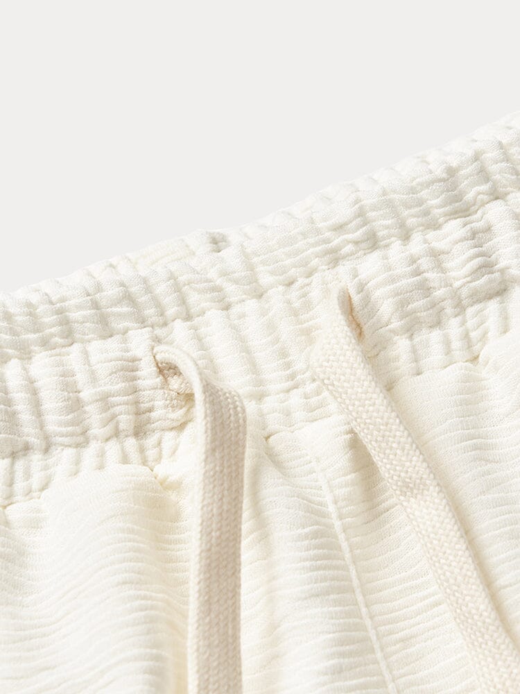Leisure Texture 2-Piece Shirt Set