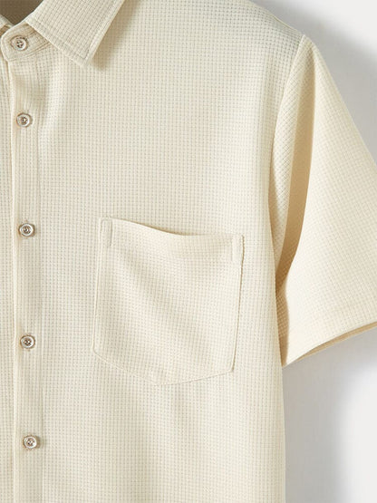 Classic Waffle Shirt Pants Set