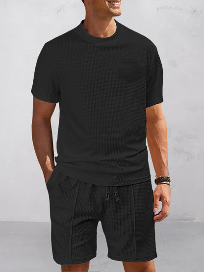 Athleisure Waffle 2-Piece Set