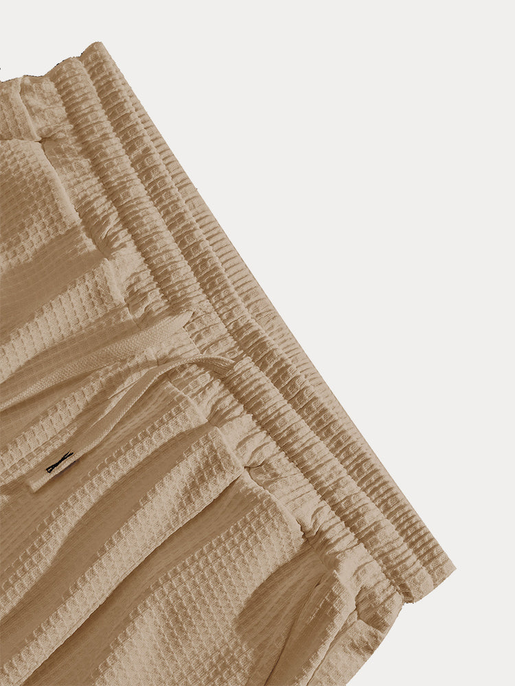 Athleisure Waffle 2-Piece Set