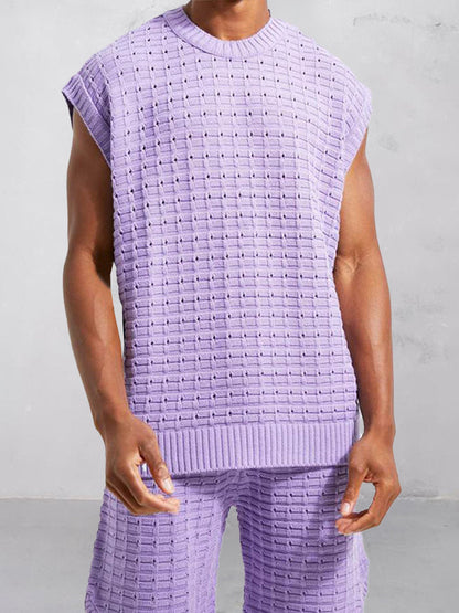 Summer Breathable Knit 2-Piece Set