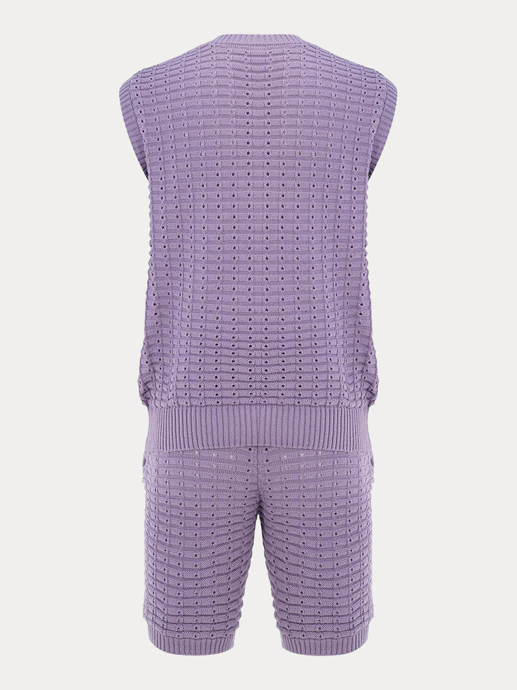 Summer Breathable Knit 2-Piece Set