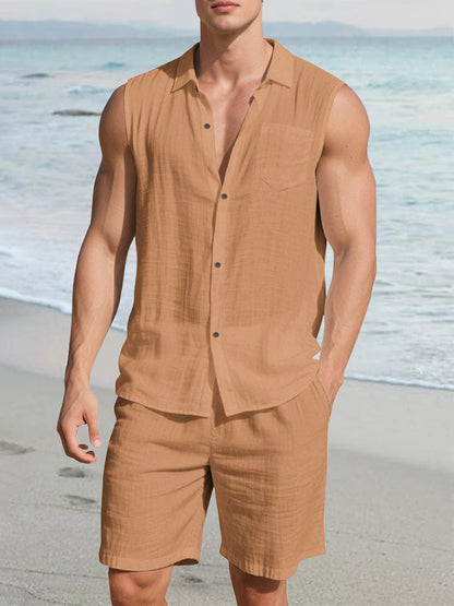 Relaxed Fit 100% Cotton Summer Set