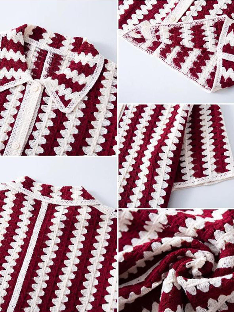 Fashion Summer Breathable Knit Shirt