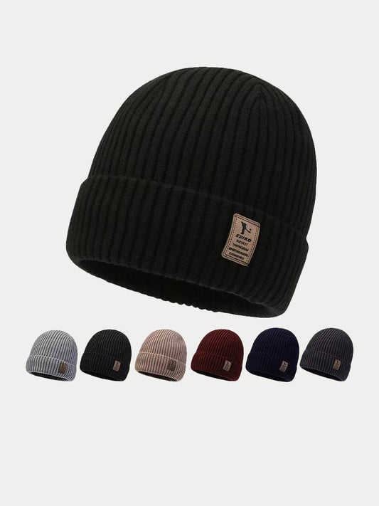 Daily Knit Beanie Hat with Fleece Lining