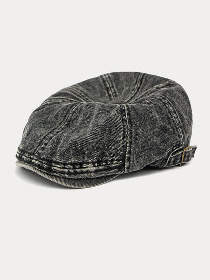 Fashion Vintage Denim Newsboy Cap