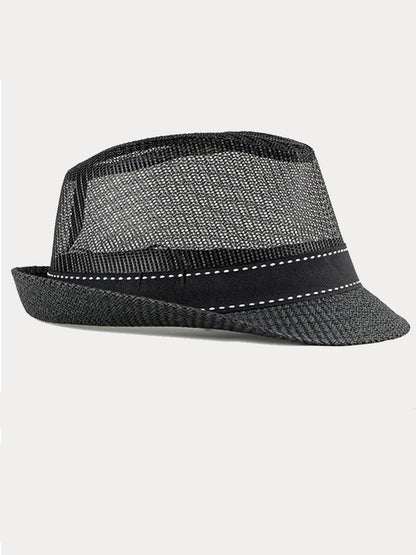 Casual Summer Breathable Mesh Cotton Fedora Hat