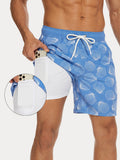 Vacation Casual Printed Swim Trunks