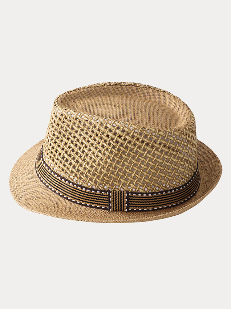 Unisex Summer Straw Panama Hat