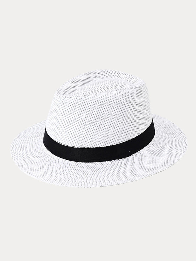 Unisex Structured Panama Straw Hat
