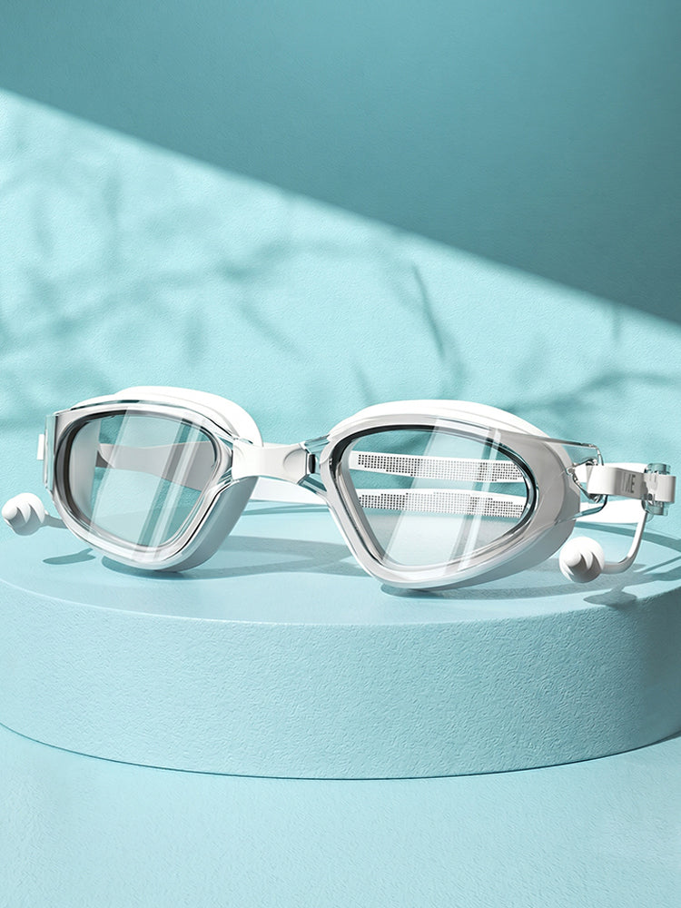 Anti-Fog Swimming Goggles with Ear Plugs