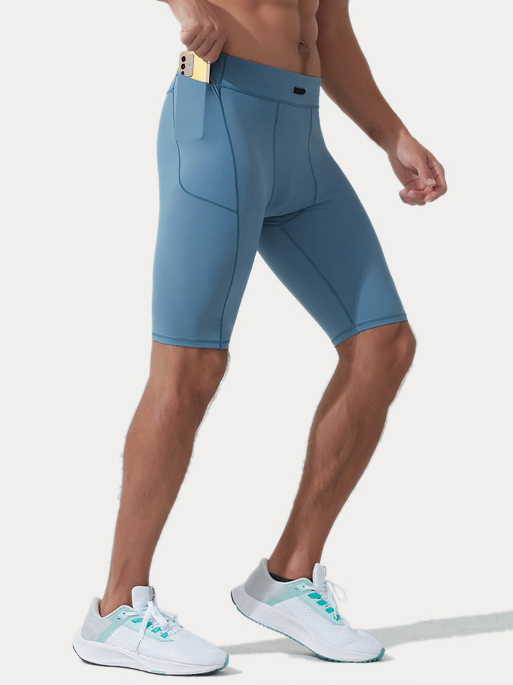 Men's High-Stretch Compression Shorts
