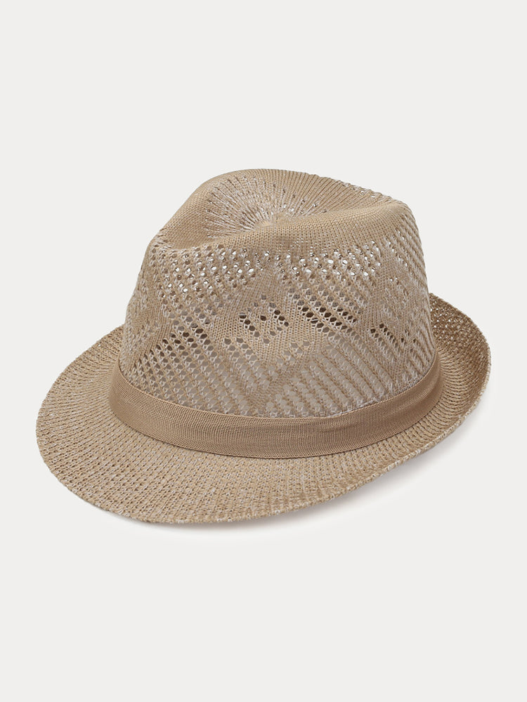 Vintage Upturned Brim Summer Trilby