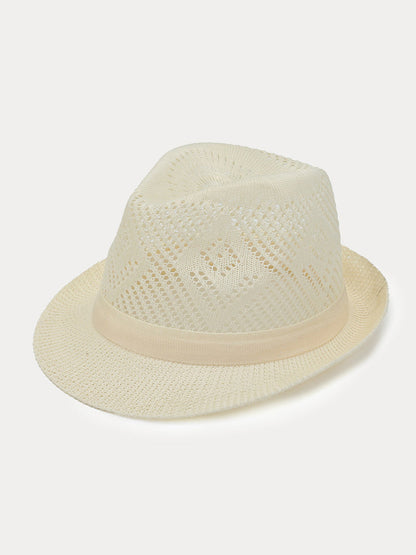 Vintage Upturned Brim Summer Trilby