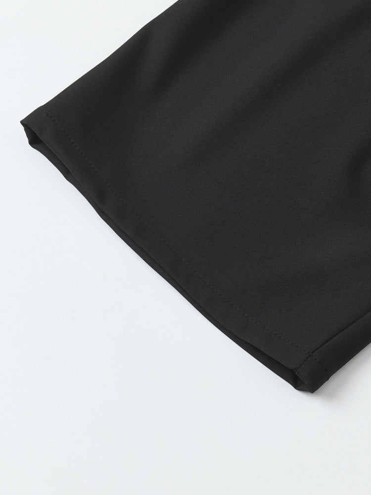 High Waist Loose Casual Suit Pleated Wide Leg Dress Pants