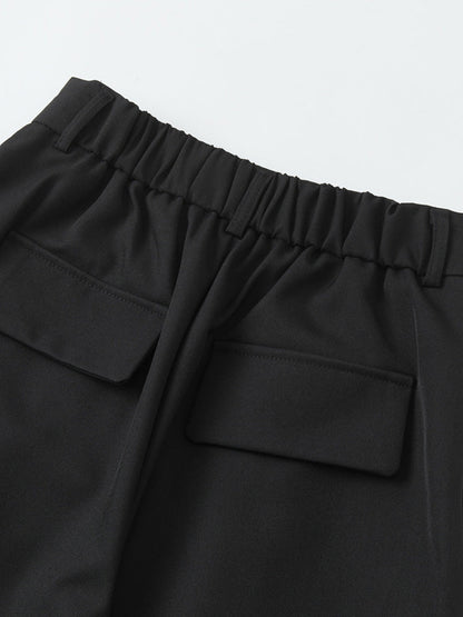 High Waist Loose Casual Suit Pleated Wide Leg Dress Pants