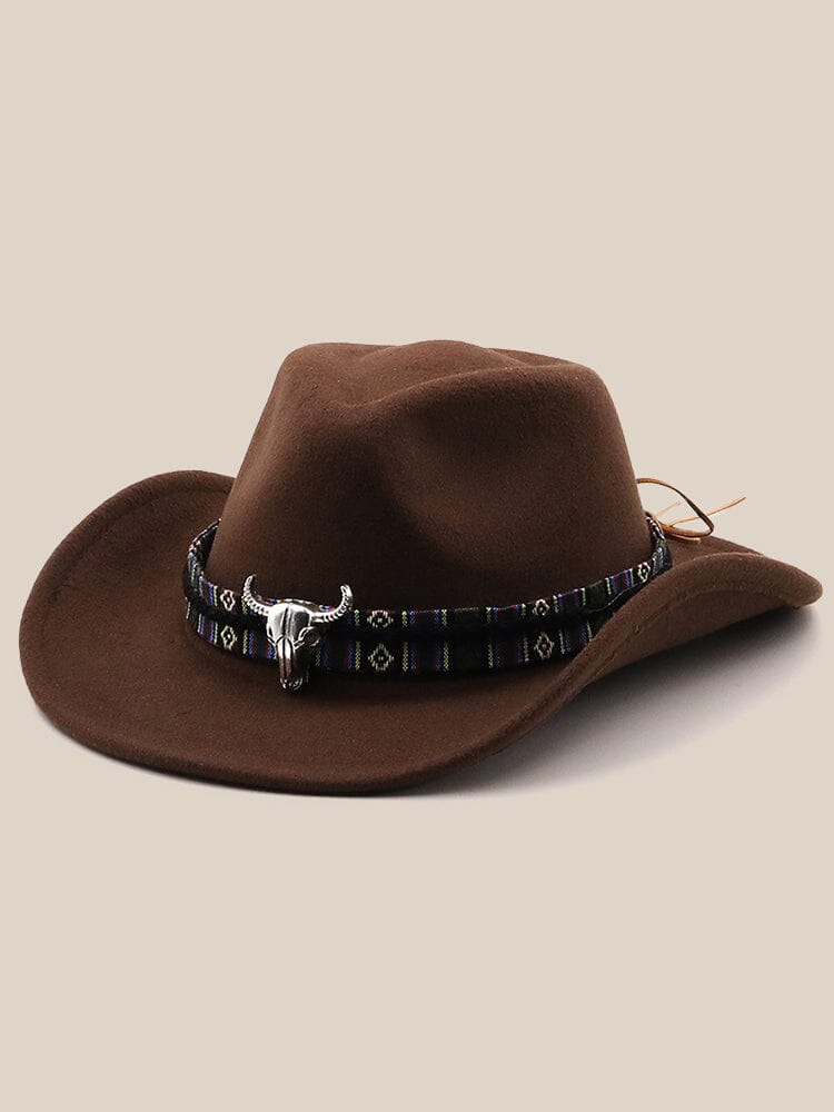 Classic 100% Wool Cowboy Hat