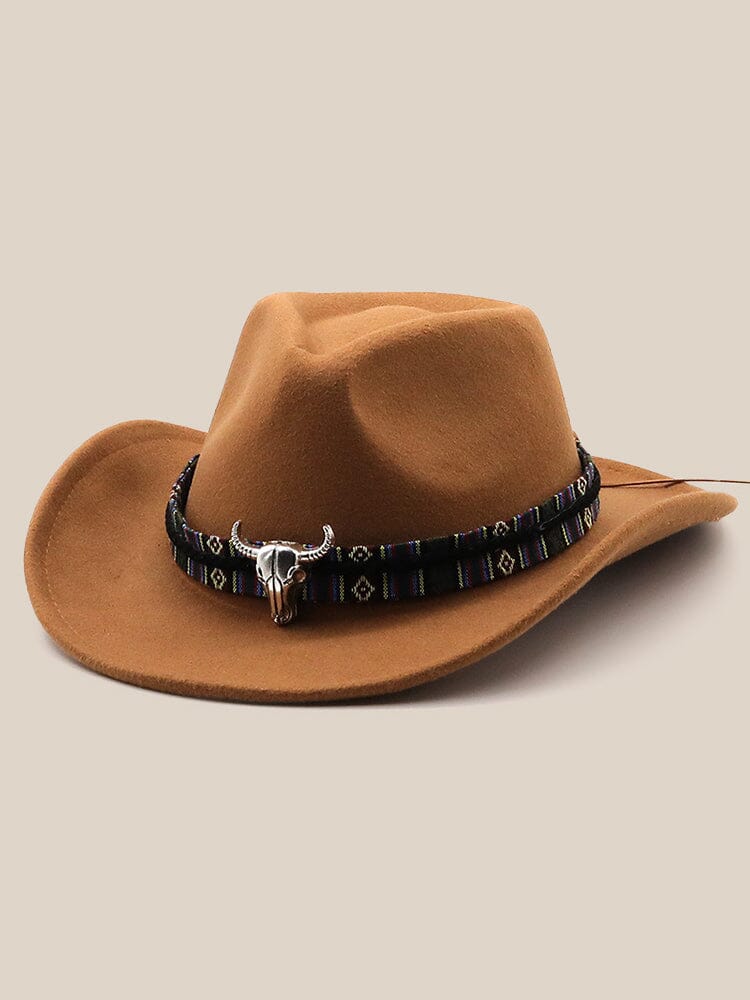 Classic 100% Wool Cowboy Hat