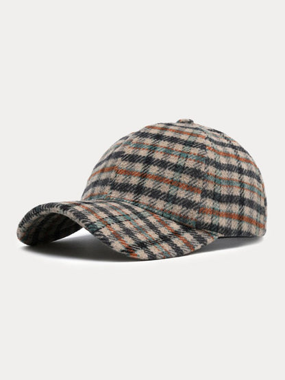 Vintage Plaid Baseball Cap