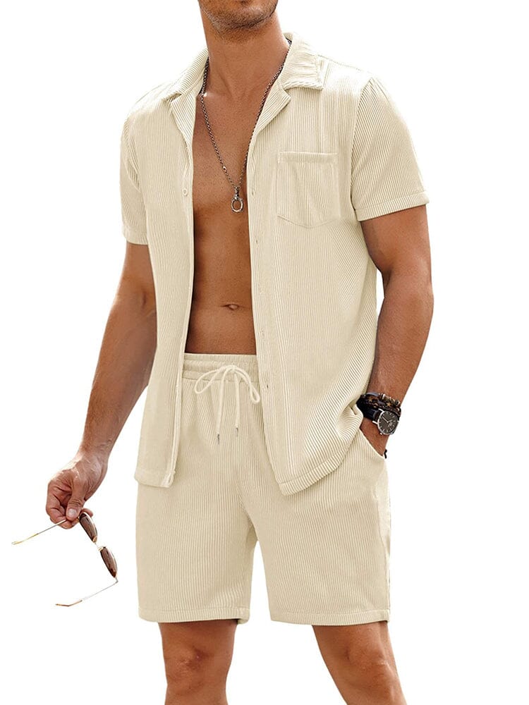 Casual 2 Pieces Beach Outfits Set (US Only)