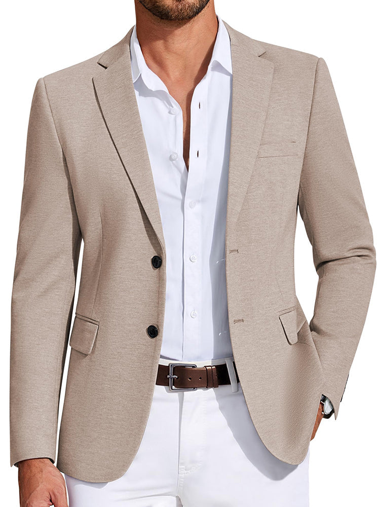 Business Casual Two Buttons Suit Jacket Blazer (US Only)