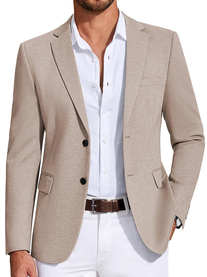 Business Casual Two Buttons Suit Jacket Blazer (US Only)