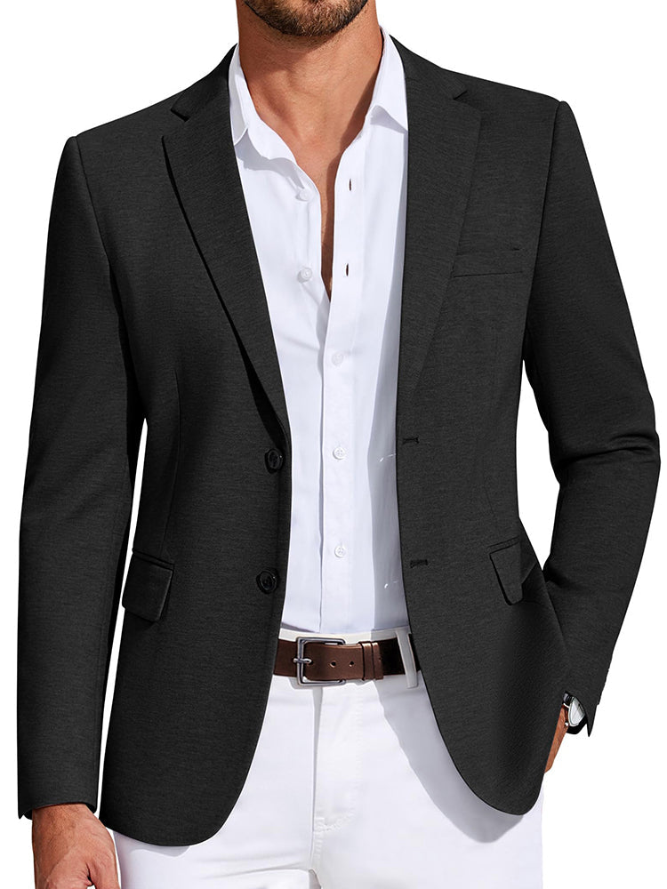 Business Casual Two Buttons Suit Jacket Blazer (US Only)